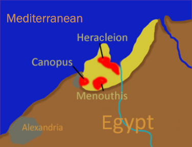 Thonis-Herakleion: skutečné město nalezené pod mořem
