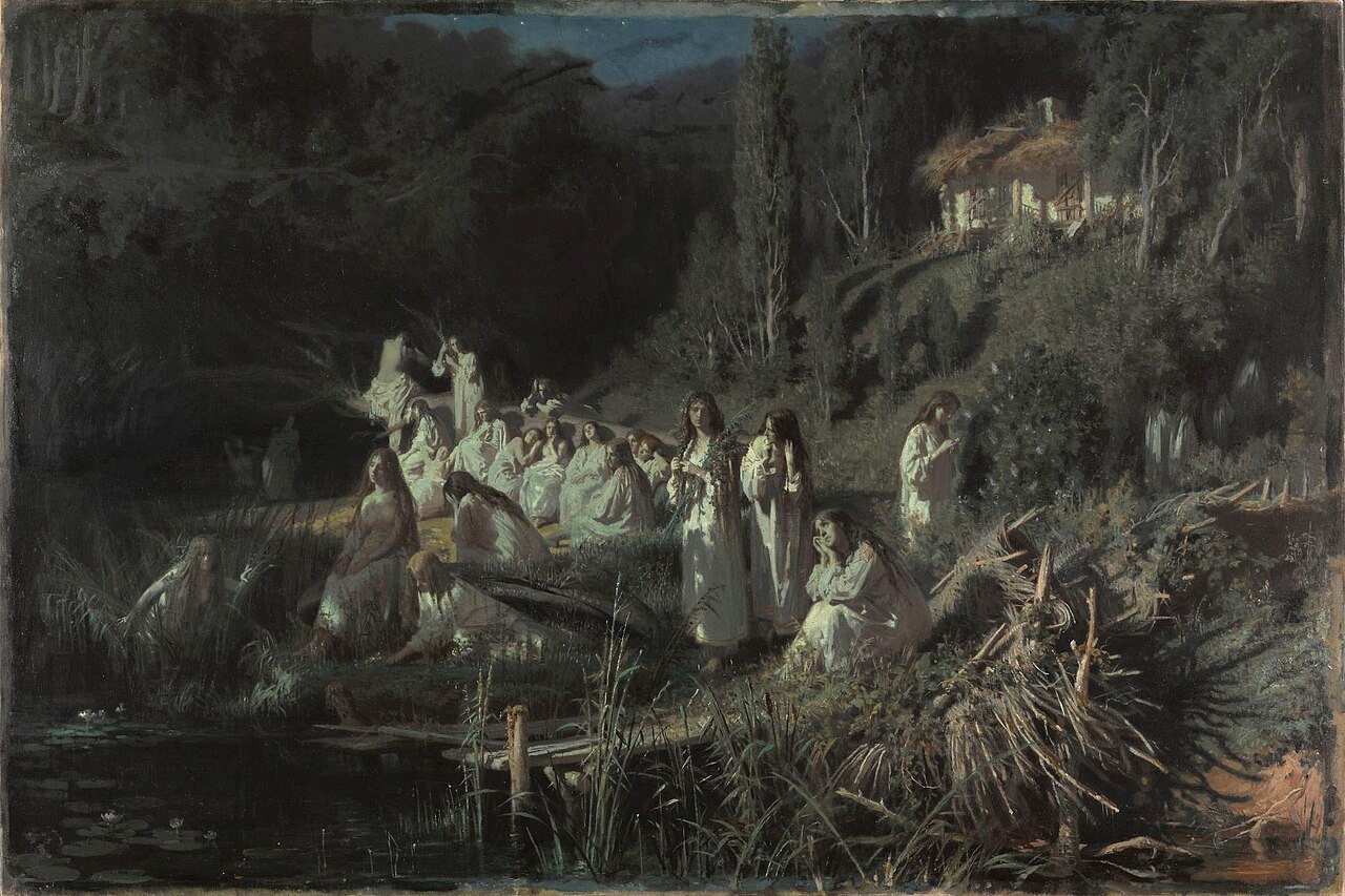 Rusalka: slovanský vodní duch mezi předkřesťanskou tradicí, nebezpečím a romantickou literaturou