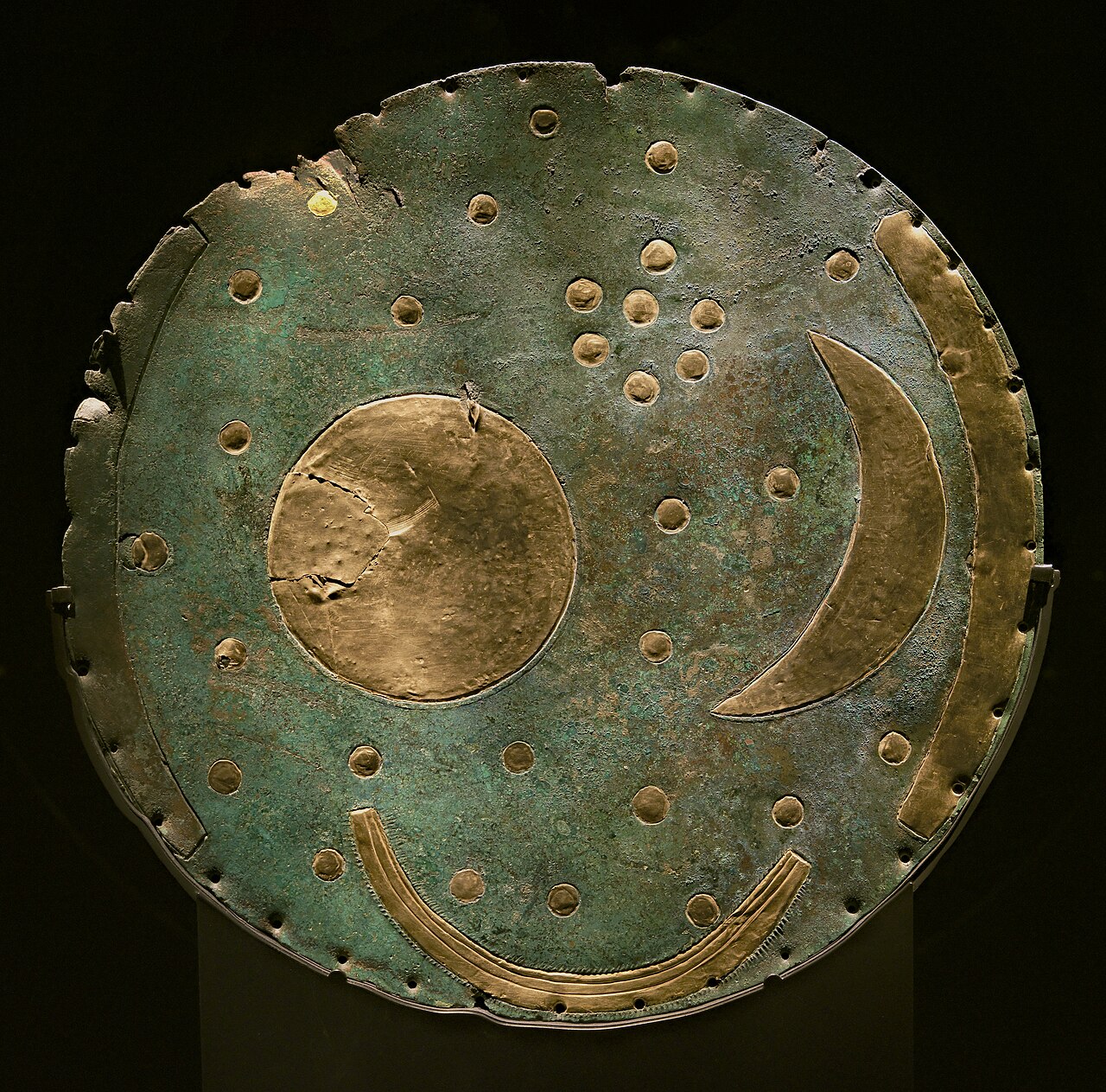 Artefakt nebo srovnávací historický předmět související s tématem – Nebeský disk z Nebry
