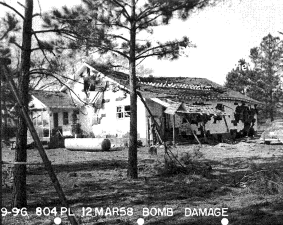 Mars Bluff 1958: jaderná bomba, která omylem dopadla na zahradu v Jižní Karolíně