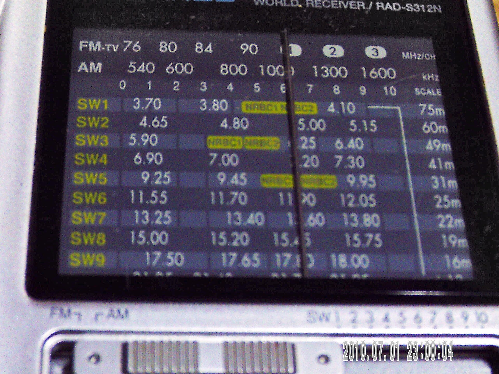 XSL: japonský signál připomínající výherní automat a digitální data námořního vysílače